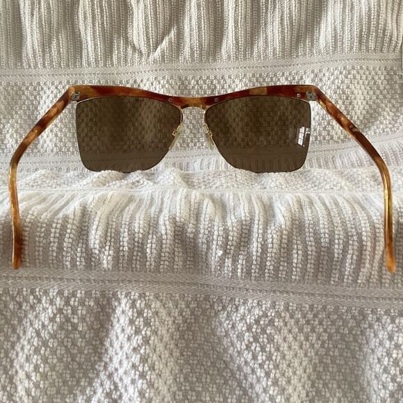 vintage safilo mizar/n 19Q sunglasses tortoiseshell frame brown gold main image 6